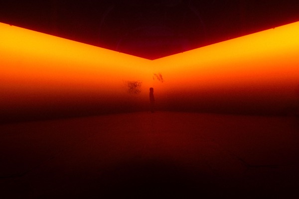 Exhibizz installation overview with ambient lighting