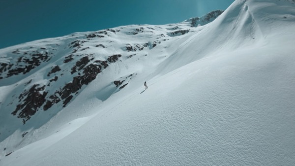 Moira AI-generated film still with ghostly figure in corridor