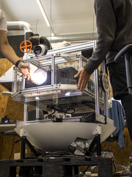 OKO internal wiring and STM32 control board detail