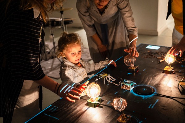 Perception Lab interactive projection with viewer silhouette mapping