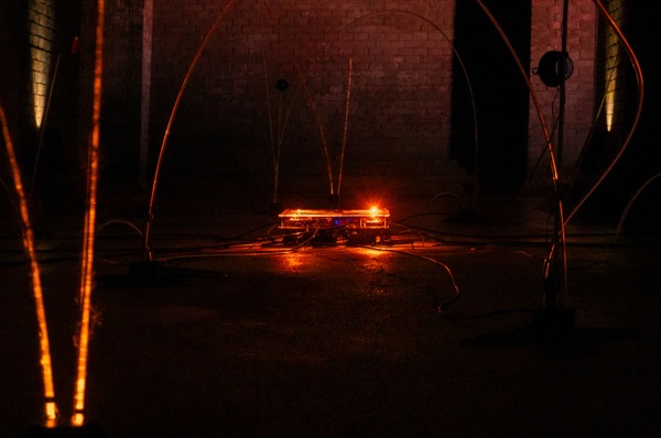 Receptor light transmission through fiber optic synapses